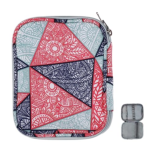 STOBOK gehäkelte Aufbewahrungstasche Aufbewahrungstaschen mit Reißverschluss Haken Ring stricknadel etui Strickzubehör Aufbewahrung werkzeugtasche strick versorgung Halter für Häkelnadeln von STOBOK