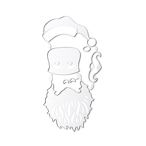 STOBOK stanzformen für den weihnachtsmann weihnachtsgeschenke weihnachts präsente weinachtsgeschenk desmet Stanze sterben Prägestempel Weihnachtsmetall-Stanzteile Kohlenstoffstahl Silver von STOBOK