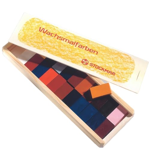 STOCKMAR Wachsmalblöcke 24 Farben, im Holzkasten STOCKMAR Wachsmalblöcke 24 Farben, im Holzkasten von Stockmar