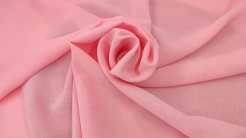 Chiffon meterware (Rosa) von STOFF-KOLLEKTION