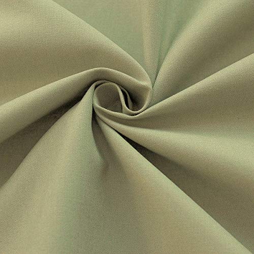 STOFFKONTOR 100% Bio Baumwollstoff Stoff - GOTS Organic Standard - Meterware, Grau-Grün - zum Nähen von Bekleidung, Vorhängen, Bettwäsche, Dekorationen uvm. STOFFKONTOR 100% Bio Baumwollstoff Stoff - GOTS Organic Standard - Meterware, Grau-Grün - zum Nähen von Bekleidung, Vorhängen, Bettwäsche, Dekorationen uvm. von STOFF KONTOR