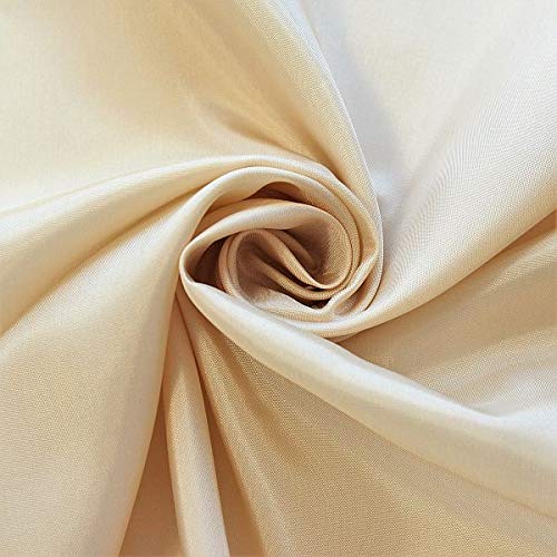 STOFFKONTOR Acetat Taft Futterstoff Stoff - Meterware, beige - zum Abfüttern von Oberbekleidung und zur Dekoration STOFFKONTOR Acetat Taft Futterstoff Stoff - Meterware, beige - zum Abfüttern von Oberbekleidung und zur Dekoration von STOFF KONTOR