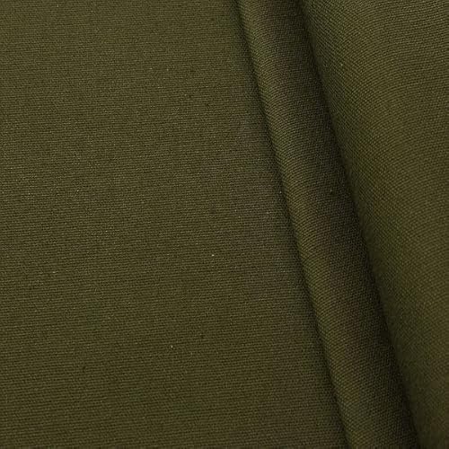 STOFFKONTOR Baumwolle Canvas - Meterware, Farbe Khaki-Oliv - zum Nähen von Bekleidung, Bettwäsche, Dekoration uvm. STOFFKONTOR Baumwolle Canvas - Meterware, Farbe Khaki-Oliv - zum Nähen von Bekleidung, Bettwäsche, Dekoration uvm. von Stoff Kontor