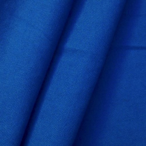 STOFFKONTOR Baumwolle Canvas - Meterware, royal-blau - zum Nähen von Bekleidung, Bettwäsche, Dekoration uvm. von STOFF KONTOR