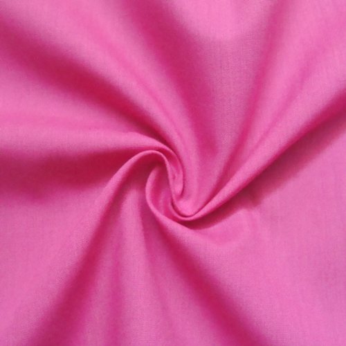 STOFFKONTOR Baumwolle Polyester wie Batist Stoff - Öko-Tex Standard 100 - Meterware, pink - zum Nähen von Dirndl, Bettwäsche, Hemden, Blusen, Dekorationen uvm. von STOFF KONTOR