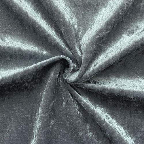 STOFFKONTOR Pannesamt Stoff - Meterware, anthrazit - zum Nähen von Bekleidung, Kostümen, Dekorationen STOFFKONTOR Pannesamt Stoff - Meterware, anthrazit - zum Nähen von Bekleidung, Kostümen, Dekorationen von Stoff Kontor
