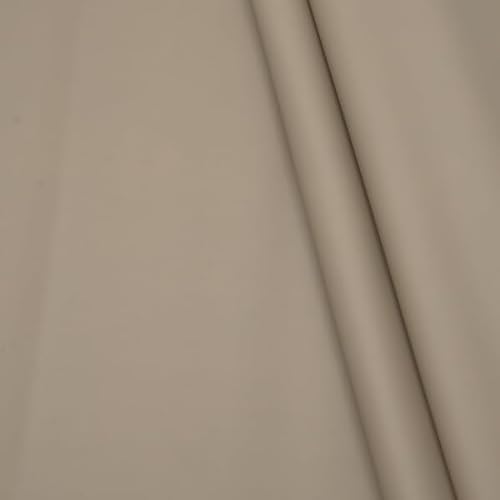 STOFFKONTOR Polsterstoff PVC Kunstleder, Möbelstoff - Meterware, Farbe Taupe matt - für Polsterarbeiten, Boote, Taschen uvm. von STOFF KONTOR