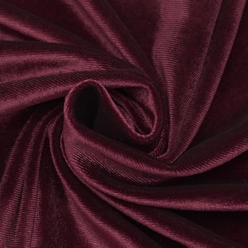 STOFFKONTOR Stretch Pannesamt Stoff - Meterware, Farbe Bordeaux - Öko-Tex Standard 100 - zum Nähen von Bekleidung, Kostümen, Dekorationen usw. STOFFKONTOR Stretch Pannesamt Stoff - Meterware, Farbe Bordeaux - Öko-Tex Standard 100 - zum Nähen von Bekleidung, Kostümen, Dekorationen usw. von Stoff Kontor