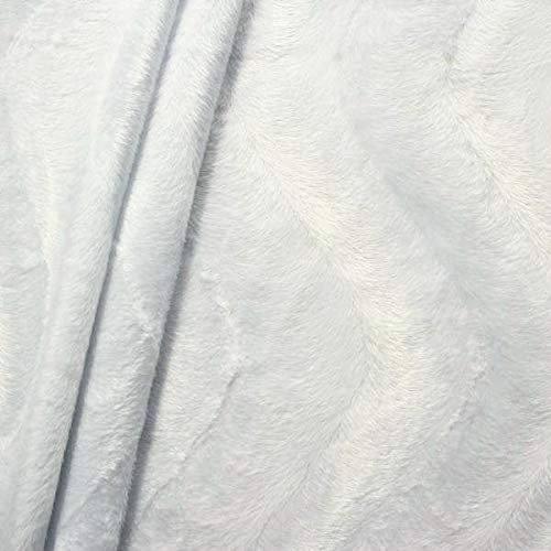 STOFFKONTOR Teddy Fellimitat Velboa Stoff - kuschelweicher Plüschstoff - Meterware, Weiss - zum Nähen von Bekleidung und Dekorationen jeder Art STOFFKONTOR Teddy Fellimitat Velboa Stoff - kuschelweicher Plüschstoff - Meterware, Weiss - zum Nähen von Bekleidung und Dekorationen jeder Art von STOFF KONTOR