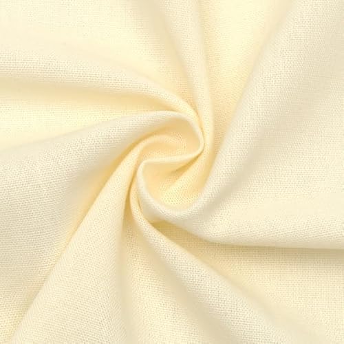 STOFFKONTOR - Viskose-Leinen-Mix Stoff - Meterware, Farbe Creme-Weiss - zum Nähen von Bekleidung und Homeaccessoires STOFFKONTOR - Viskose-Leinen-Mix Stoff - Meterware, Farbe Creme-Weiss - zum Nähen von Bekleidung und Homeaccessoires von Stoff Kontor