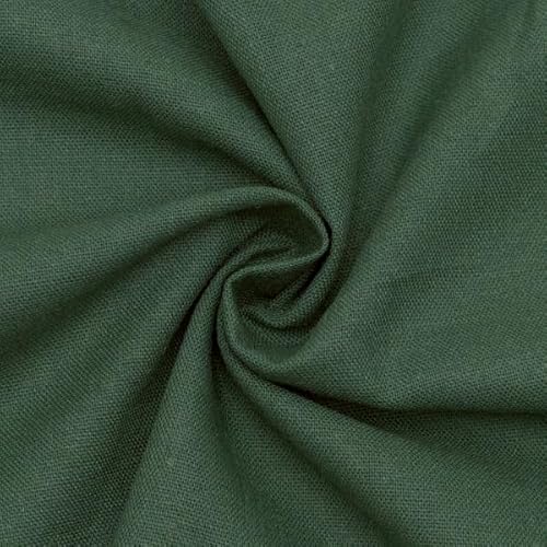 STOFFKONTOR - Viskose-Leinen-Mix Stoff - Meterware, Farbe Tannen-Grün - zum Nähen von Bekleidung und Homeaccessoires STOFFKONTOR - Viskose-Leinen-Mix Stoff - Meterware, Farbe Tannen-Grün - zum Nähen von Bekleidung und Homeaccessoires von Stoff Kontor