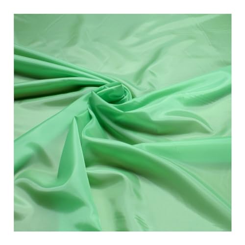 Stoff am Stück 2 Meter Stoff Polyester Futter Taft hellgrün Futterstoff Stoff am Stück 2 Meter Stoff Polyester Futter Taft hellgrün Futterstoff von STOFFAMSTÜCK