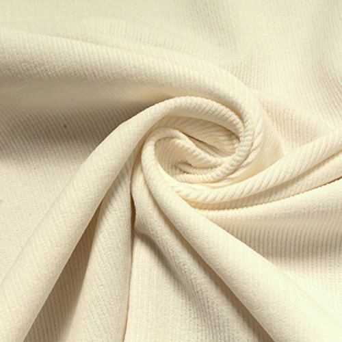 Stoff am Stück Stoff Baumwolle Cord wollweiß Baumwollstoff Babycord Feincord weiß beige natur Stoff am Stück Stoff Baumwolle Cord wollweiß Baumwollstoff Babycord Feincord weiß beige natur von STOFFAMSTÜCK