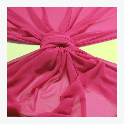 Stoff am Stück Stoff Polyester Chiffon pink transparent leicht weich fallend Stoff am Stück Stoff Polyester Chiffon pink transparent leicht weich fallend von STOFFAMSTÜCK
