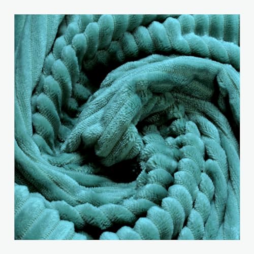Stoff am Stück Stoff Polyester Double Minky Fleece türkis Streifen Soft Fleece Mole Fleece Stoff am Stück Stoff Polyester Double Minky Fleece türkis Streifen Soft Fleece Mole Fleece von STOFFAMSTÜCK