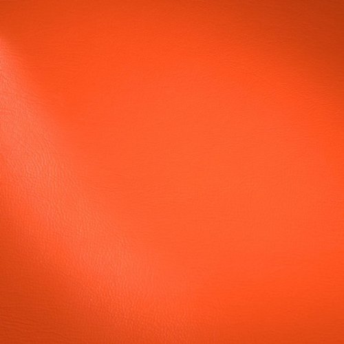 Polster PVC Kunstleder, Polsterstoff Möbelstoff Meterware - Orange von STOFFKONTOR