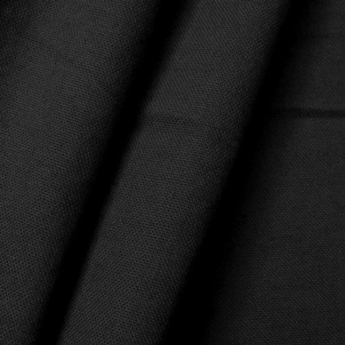 Stoffkontor Baumwolle Canvas - Meterware, schwarz - zum Nähen von Bekleidung, Bettwäsche, Dekoration UVM. Stoffkontor Baumwolle Canvas - Meterware, schwarz - zum Nähen von Bekleidung, Bettwäsche, Dekoration UVM. von Stoffkontor