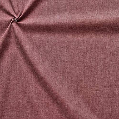 STOFFKONTOR Baumwolle Polyester wie Batist Melange Stoff - Meterware, Bordeaux - Öko-Tex - zum Nähen von Dirndl, Bettwäsche, Hemden, Blusen, Dekorationen STOFFKONTOR Baumwolle Polyester wie Batist Melange Stoff - Meterware, Bordeaux - Öko-Tex - zum Nähen von Dirndl, Bettwäsche, Hemden, Blusen, Dekorationen von Stoffkontor
