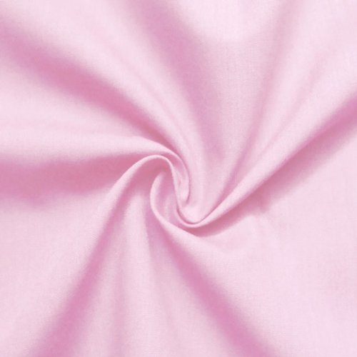STOFFKONTOR Baumwolle Polyester wie Batist Stoff - Öko-Tex Standard 100 - Meterware, hell-rosa - zum Nähen von Dirndl, Bettwäsche, Hemden, Blusen, Dekorationen uvm. von STOFF KONTOR
