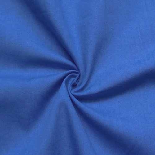 STOFFKONTOR Baumwolle Polyester wie Batist Stoff - Öko-Tex Standard 100 - Meterware, Farbe Royal-Blau - zum Nähen von Dirndl, Bettwäsche, Hemden, Blusen, Dekorationen uvm. von Stoffkontor