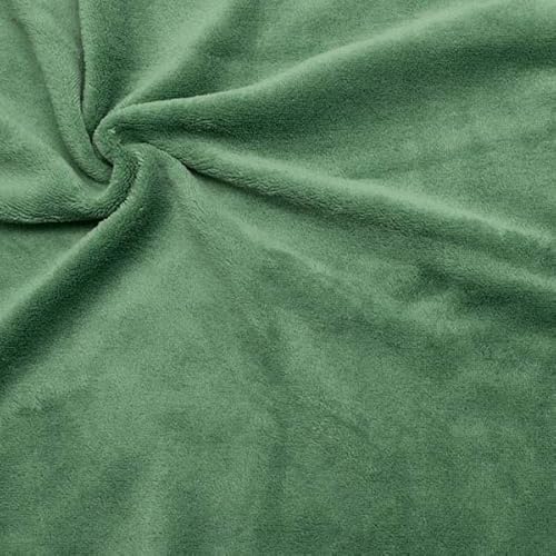 STOFFKONTOR Wellness Fleece Stoff Meterware, Farbe Mint-Grün, Kuschelig weicher Fleecestoff zum Nähen von Bekleidung, Decken UVM. von STOFFKONTOR