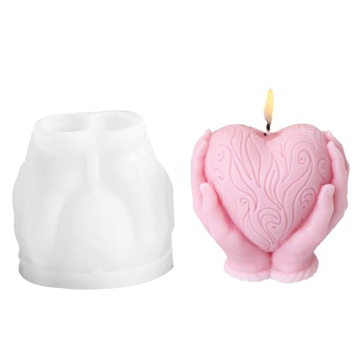 STQDEU DIY Kerze Silikonform. Hand hält Liebe Herz Harzform, Liebe Herz Relief Gips Ornament, silikonform herz, kerzenform silikon, silikonformen gießformen kerzen, geeignet als romantisches Geschenk STQDEU DIY Kerze Silikonform. Hand hält Liebe Herz Harzform, Liebe Herz Relief Gips Ornament, silikonform herz, kerzenform silikon, silikonformen gießformen kerzen, geeignet als romantisches Geschenk von STQDEU