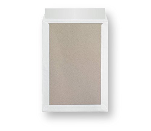 10 Stück STRATAG Versandtaschen B4 in Weiß, mit Papprückwand, Haftklebung und Abdeckstreifen, 250 x 353 mm, für A4-Inhalte 10 Stück STRATAG Versandtaschen B4 in Weiß, mit Papprückwand, Haftklebung und Abdeckstreifen, 250 x 353 mm, für A4-Inhalte von STRATAG
