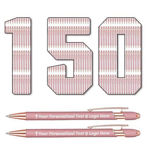 STREADVE 150 Kugelschreiber mit Gravur Kugelschreiber Personalisiert Logo Name Stift Personalisierte Kuli Dankeschön Geschenk Hochwertig für Hochzeit Geburtstag Frauen, Roségold STREADVE 150 Kugelschreiber mit Gravur Kugelschreiber Personalisiert Logo Name Stift Personalisierte Kuli Dankeschön Geschenk Hochwertig für Hochzeit Geburtstag Frauen, Roségold von STREADVE