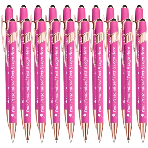 STREADVE Kugelschreiber mit Gravur 20 Kugelschreiber Personalisiert Logo Name Stift Personalisierte Kuli Dankeschön Geschenk Hochwertig für Hochzeit Geburtstag Frauen, Rosa STREADVE Kugelschreiber mit Gravur 20 Kugelschreiber Personalisiert Logo Name Stift Personalisierte Kuli Dankeschön Geschenk Hochwertig für Hochzeit Geburtstag Frauen, Rosa von STREADVE