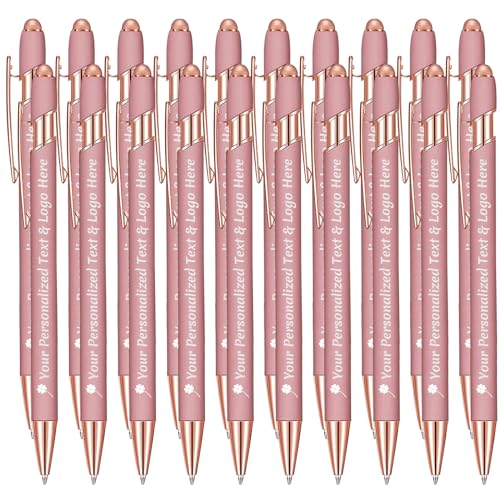 STREADVE Kugelschreiber mit Gravur 20 Kugelschreiber Personalisiert Logo Name Stift Personalisierte Kuli Dankeschön Geschenk Hochwertig für Hochzeit Geburtstag Frauen, Roségold STREADVE Kugelschreiber mit Gravur 20 Kugelschreiber Personalisiert Logo Name Stift Personalisierte Kuli Dankeschön Geschenk Hochwertig für Hochzeit Geburtstag Frauen, Roségold von STREADVE