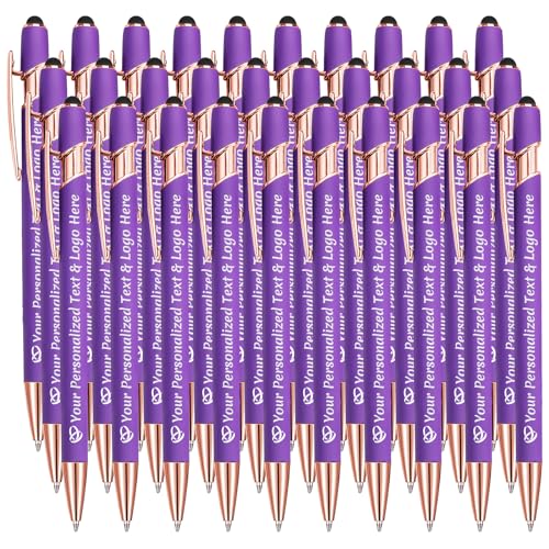 STREADVE Kugelschreiber mit Gravur 30 Kugelschreiber Personalisiert Logo Name Stift Personalisierte Kuli Dankeschön Geschenk Hochwertig für Hochzeit Geburtstag Frauen, Lila STREADVE Kugelschreiber mit Gravur 30 Kugelschreiber Personalisiert Logo Name Stift Personalisierte Kuli Dankeschön Geschenk Hochwertig für Hochzeit Geburtstag Frauen, Lila von STREADVE