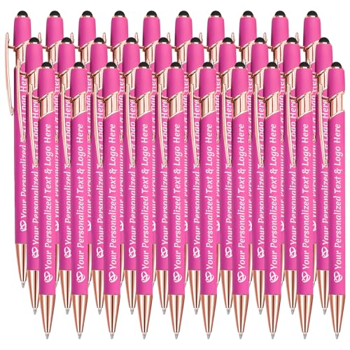STREADVE Kugelschreiber mit Gravur 30 Kugelschreiber Personalisiert Logo Name Stift Personalisierte Kuli Dankeschön Geschenk Hochwertig für Hochzeit Geburtstag Frauen, Rosa STREADVE Kugelschreiber mit Gravur 30 Kugelschreiber Personalisiert Logo Name Stift Personalisierte Kuli Dankeschön Geschenk Hochwertig für Hochzeit Geburtstag Frauen, Rosa von STREADVE