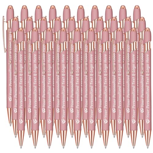 STREADVE Kugelschreiber mit Gravur 30 Kugelschreiber Personalisiert Logo Name Stift Personalisierte Kuli Dankeschön Geschenk Hochwertig für Hochzeit Geburtstag Frauen, Roségold STREADVE Kugelschreiber mit Gravur 30 Kugelschreiber Personalisiert Logo Name Stift Personalisierte Kuli Dankeschön Geschenk Hochwertig für Hochzeit Geburtstag Frauen, Roségold von STREADVE