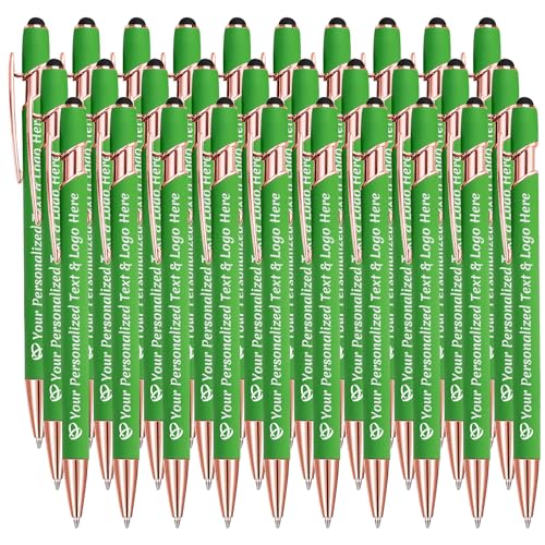 STREADVE Kugelschreiber mit Gravur 30 Kugelschreiber Personalisiert Logo Name Stift Personalisierte Kuli Dankeschön Geschenk Hochwertig für Hochzeit Geburtstag Mitarbeiter, Grün STREADVE Kugelschreiber mit Gravur 30 Kugelschreiber Personalisiert Logo Name Stift Personalisierte Kuli Dankeschön Geschenk Hochwertig für Hochzeit Geburtstag Mitarbeiter, Grün von STREADVE