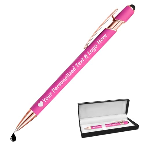 STREADVE Kugelschreiber mit Gravur Kugelschreiber Personalisiert Logo Name Stift Personalisierte Kuli Dankeschön Geschenk Hochwertig für Hochzeit Geburtstag Frauen, Rosa STREADVE Kugelschreiber mit Gravur Kugelschreiber Personalisiert Logo Name Stift Personalisierte Kuli Dankeschön Geschenk Hochwertig für Hochzeit Geburtstag Frauen, Rosa von STREADVE