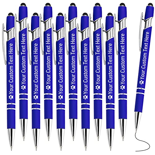 STREADVE Kugelschreiber mit Gravur Namen 10 Stück Kugelschreiber Personalisiert Stift Personalisierter Hochwertig Kugelschreiber Geschenk für Hochzeit Geburtstag Geschäftsförderung, Blau STREADVE Kugelschreiber mit Gravur Namen 10 Stück Kugelschreiber Personalisiert Stift Personalisierter Hochwertig Kugelschreiber Geschenk für Hochzeit Geburtstag Geschäftsförderung, Blau von STREADVE