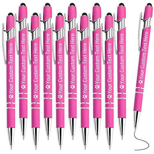 STREADVE Kugelschreiber mit Gravur Namen 10 Stück Kugelschreiber Personalisiert Stift Personalisierter Hochwertig Kugelschreiber Geschenk für Hochzeit Geburtstag Geschäftsförderung, Rosa STREADVE Kugelschreiber mit Gravur Namen 10 Stück Kugelschreiber Personalisiert Stift Personalisierter Hochwertig Kugelschreiber Geschenk für Hochzeit Geburtstag Geschäftsförderung, Rosa von STREADVE