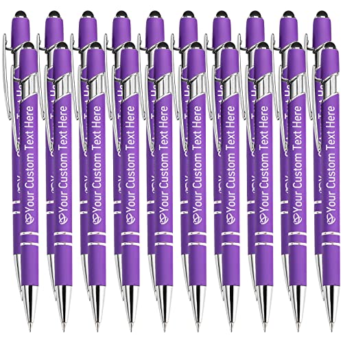 STREADVE Kugelschreiber mit Gravur Namen 20 Stück Kugelschreiber Personalisiert Stift Personalisierter Hochwertig Kugelschreiber Geschenk für Hochzeit Geburtstag Geschäftsförderung, Lila STREADVE Kugelschreiber mit Gravur Namen 20 Stück Kugelschreiber Personalisiert Stift Personalisierter Hochwertig Kugelschreiber Geschenk für Hochzeit Geburtstag Geschäftsförderung, Lila von STREADVE