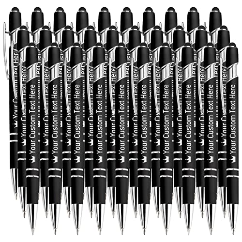 STREADVE Kugelschreiber mit Gravur Namen 30 Stück Kugelschreiber Personalisiert Stift Personalisierter Hochwertig Kugelschreiber Geschenk für Hochzeit Geburtstag Geschäftsförderung, Schwarz STREADVE Kugelschreiber mit Gravur Namen 30 Stück Kugelschreiber Personalisiert Stift Personalisierter Hochwertig Kugelschreiber Geschenk für Hochzeit Geburtstag Geschäftsförderung, Schwarz von STREADVE