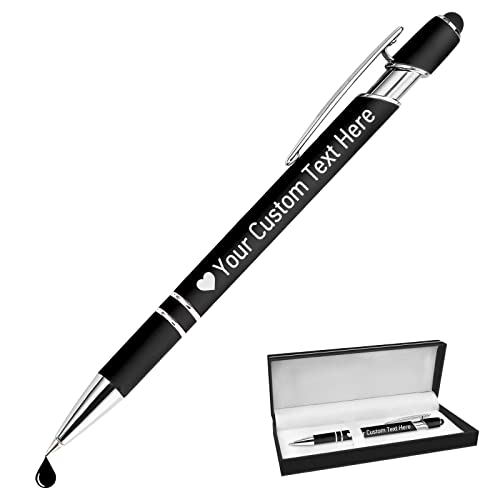 STREADVE Kugelschreiber mit Gravur Namen Kugelschreiber Personalisiert Stift Personalisierter Hochwertig Kugelschreiber Geschenk für Hochzeit Geburtstag Geschäftsförderung, Schwarz STREADVE Kugelschreiber mit Gravur Namen Kugelschreiber Personalisiert Stift Personalisierter Hochwertig Kugelschreiber Geschenk für Hochzeit Geburtstag Geschäftsförderung, Schwarz von STREADVE