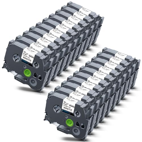 20x STRONIX Kompatibel TZe-231 Ub-231 für Brother P-Touch Bänder TZ-231 12mm Schriftband Schwarz auf Weiß Etikettenband für Brother Ptouch PT-1010 1000 H100R H105 H100LB H110 H107B D400 D210 E100 20x STRONIX Kompatibel TZe-231 Ub-231 für Brother P-Touch Bänder TZ-231 12mm Schriftband Schwarz auf Weiß Etikettenband für Brother Ptouch PT-1010 1000 H100R H105 H100LB H110 H107B D400 D210 E100 von STRONIX