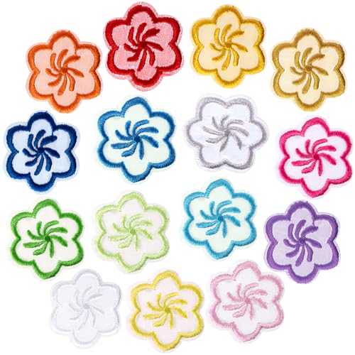 STSTR Blumen-Aufnäher zum Aufbügeln, bunte Organza-Blumen-Applikation für Kleidung, niedliche bestickte Blumenapplikation für Taschen, Jeans, Hemden, 15 Stück STSTR Blumen-Aufnäher zum Aufbügeln, bunte Organza-Blumen-Applikation für Kleidung, niedliche bestickte Blumenapplikation für Taschen, Jeans, Hemden, 15 Stück von STSTR