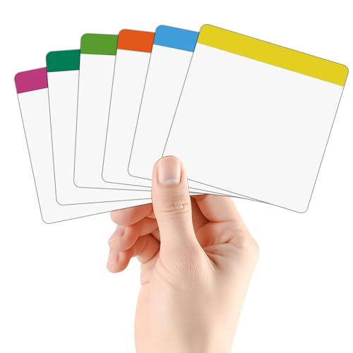 Wiederverwendbare magnetische Haftnotizen, 10,2 x 10,2 cm, trocken abwischbare Magnete für Whiteboard, Kühlschrank, Metallspind, Blechschrank, Büro, Klassenzimmer, 12 Stück von STTMGN