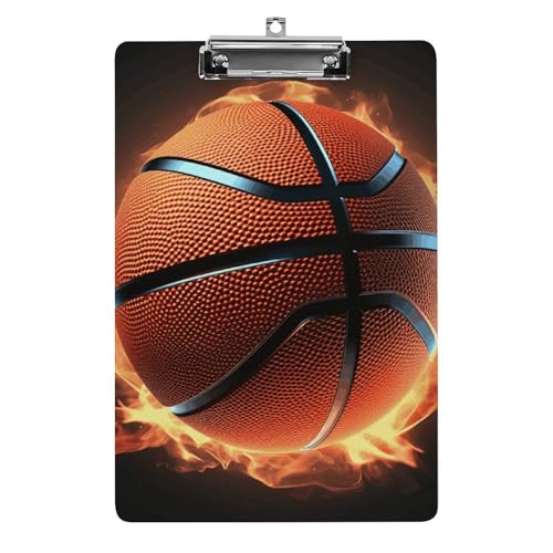 Acryl-Klemmbrett, A4-Größe, leicht und langlebig, mit Loch zum Aufhängen, 3D-Basketball-Organizer, hält 80–100 Blatt, für Büro, Zuhause, Gebrauch Acryl-Klemmbrett, A4-Größe, leicht und langlebig, mit Loch zum Aufhängen, 3D-Basketball-Organizer, hält 80–100 Blatt, für Büro, Zuhause, Gebrauch von STVNKML