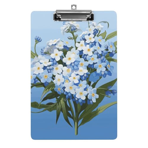 Acryl-Klemmbrett, A4-Größe, leicht und langlebig, mit Loch zum Aufhängen, Aufschrift "Do Not Forget Me", tragbarer Dokumenten-Organizer, hält 80–100 Blatt für Büro, Zuhause, Gebrauch Acryl-Klemmbrett, A4-Größe, leicht und langlebig, mit Loch zum Aufhängen, Aufschrift "Do Not Forget Me", tragbarer Dokumenten-Organizer, hält 80–100 Blatt für Büro, Zuhause, Gebrauch von STVNKML