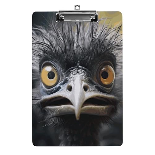 Acryl-Klemmbrett, A4-Größe, leicht und langlebig, mit Loch zum Aufhängen, Emu tragbarer Dokumenten-Organizer, hält 80–100 Blatt für Büro, Zuhause, Gebrauch Acryl-Klemmbrett, A4-Größe, leicht und langlebig, mit Loch zum Aufhängen, Emu tragbarer Dokumenten-Organizer, hält 80–100 Blatt für Büro, Zuhause, Gebrauch von STVNKML