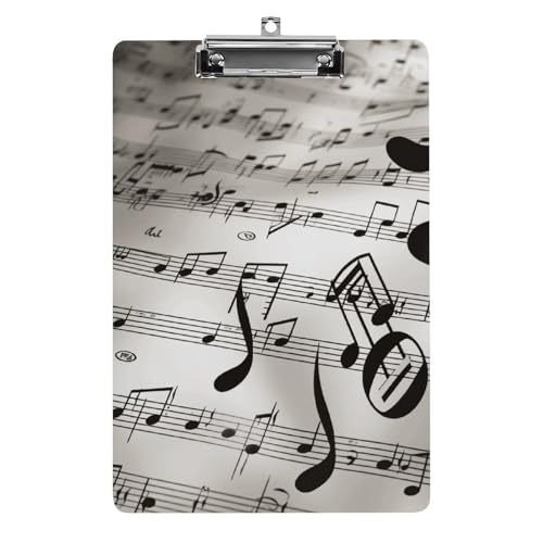 Acryl-Klemmbrett, A4-Größe, leicht und langlebig, mit Loch zum Aufhängen, Musiknoten-Druck, tragbarer Dokumenten-Organizer, hält 80–100 Blatt, für Büro, Zuhause, Gebrauch Acryl-Klemmbrett, A4-Größe, leicht und langlebig, mit Loch zum Aufhängen, Musiknoten-Druck, tragbarer Dokumenten-Organizer, hält 80–100 Blatt, für Büro, Zuhause, Gebrauch von STVNKML