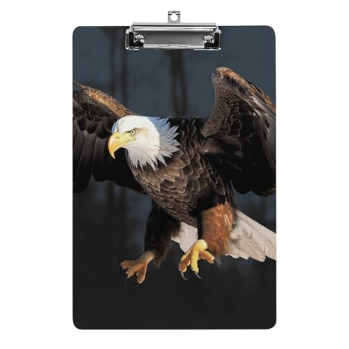Acryl-Klemmbrett, A4-Größe, leicht und langlebig, mit Loch zum Aufhängen, Weißkopfseeadler, tragbarer Dokumenten-Organizer, hält 80–100 Blatt für Büro, Zuhause, Gebrauch Acryl-Klemmbrett, A4-Größe, leicht und langlebig, mit Loch zum Aufhängen, Weißkopfseeadler, tragbarer Dokumenten-Organizer, hält 80–100 Blatt für Büro, Zuhause, Gebrauch von STVNKML