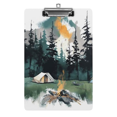 Acryl-Klemmbrett, A4-Größe, leicht und langlebig, mit Loch zum Aufhängen, Wildnis, Natur, Camping, tragbar, hält 80–100 Blatt, für Büro, Zuhause, Gebrauch Acryl-Klemmbrett, A4-Größe, leicht und langlebig, mit Loch zum Aufhängen, Wildnis, Natur, Camping, tragbar, hält 80–100 Blatt, für Büro, Zuhause, Gebrauch von STVNKML