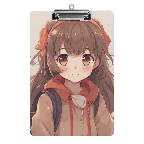 Acryl-Klemmbrett, A4-Größe, leicht und langlebig, mit Loch zum Aufhängen, japanischer Anime, tragbarer Dokumenten-Organizer, hält 80–100 Blatt für Büro, Zuhause, Gebrauch Acryl-Klemmbrett, A4-Größe, leicht und langlebig, mit Loch zum Aufhängen, japanischer Anime, tragbarer Dokumenten-Organizer, hält 80–100 Blatt für Büro, Zuhause, Gebrauch von STVNKML